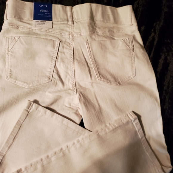 💄NWT Women's Apt. 9® Tummy Control Midrise Bootcut Jeans - Picture 6 of 10